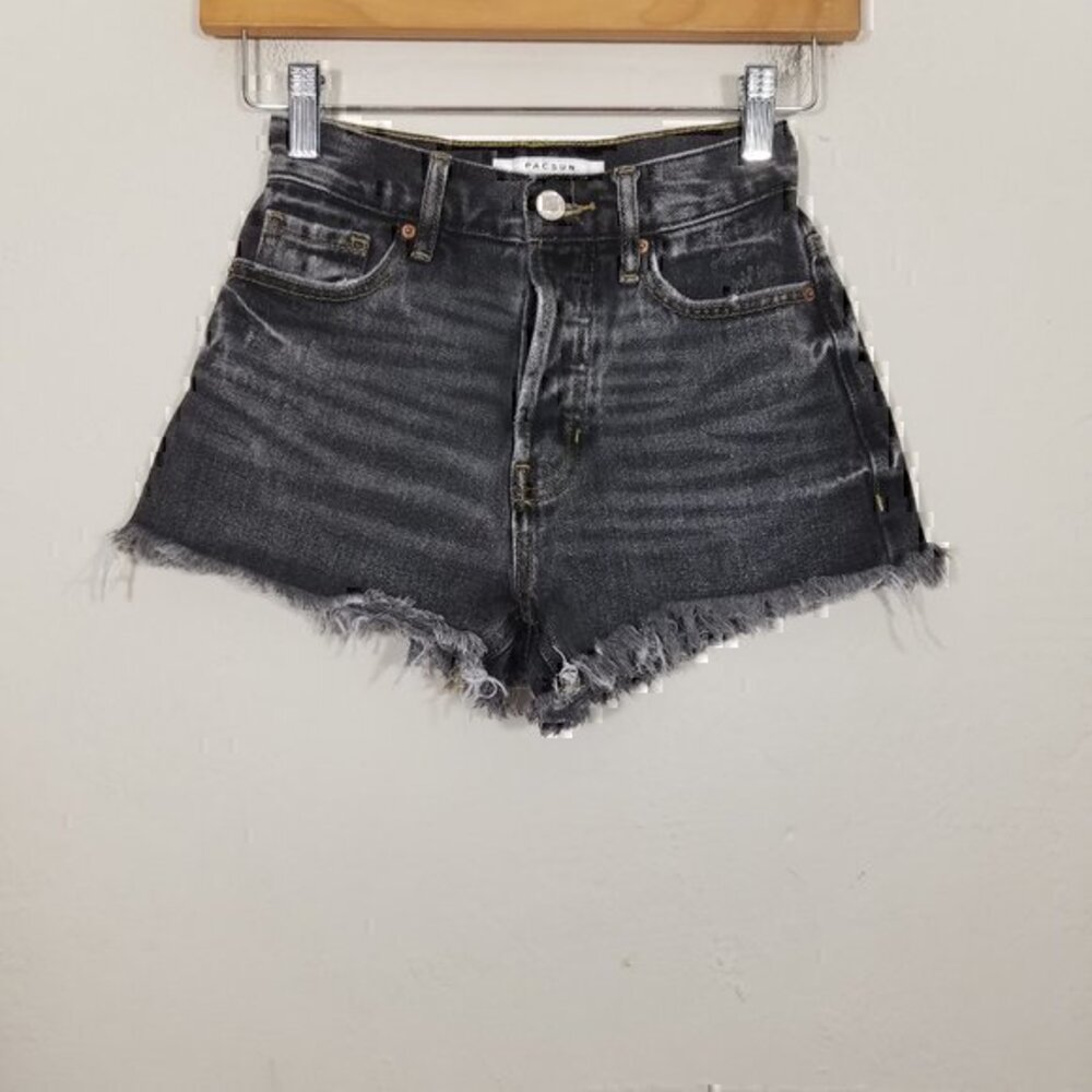 PacSun Vitage High Rise Button Fly Jean Shorts Size 22